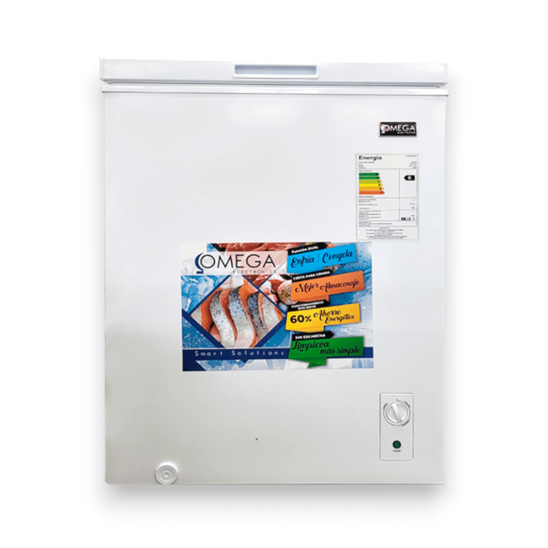 CONGELADOR HORIZONTAL OMEGA OCH-142W 142LTS BLANCO