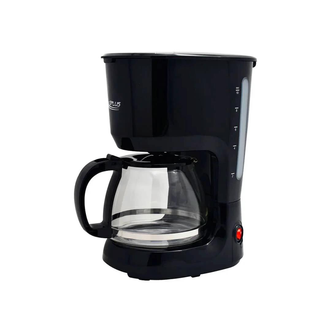 CAFETERA GPLUS GPCF1003590 12 TAZAS JARRA VIDRIO 110V NEGRO