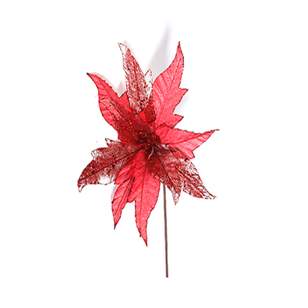 ADORNO PONSETIA 40CM  (831-AMX006-1682A) ROJO