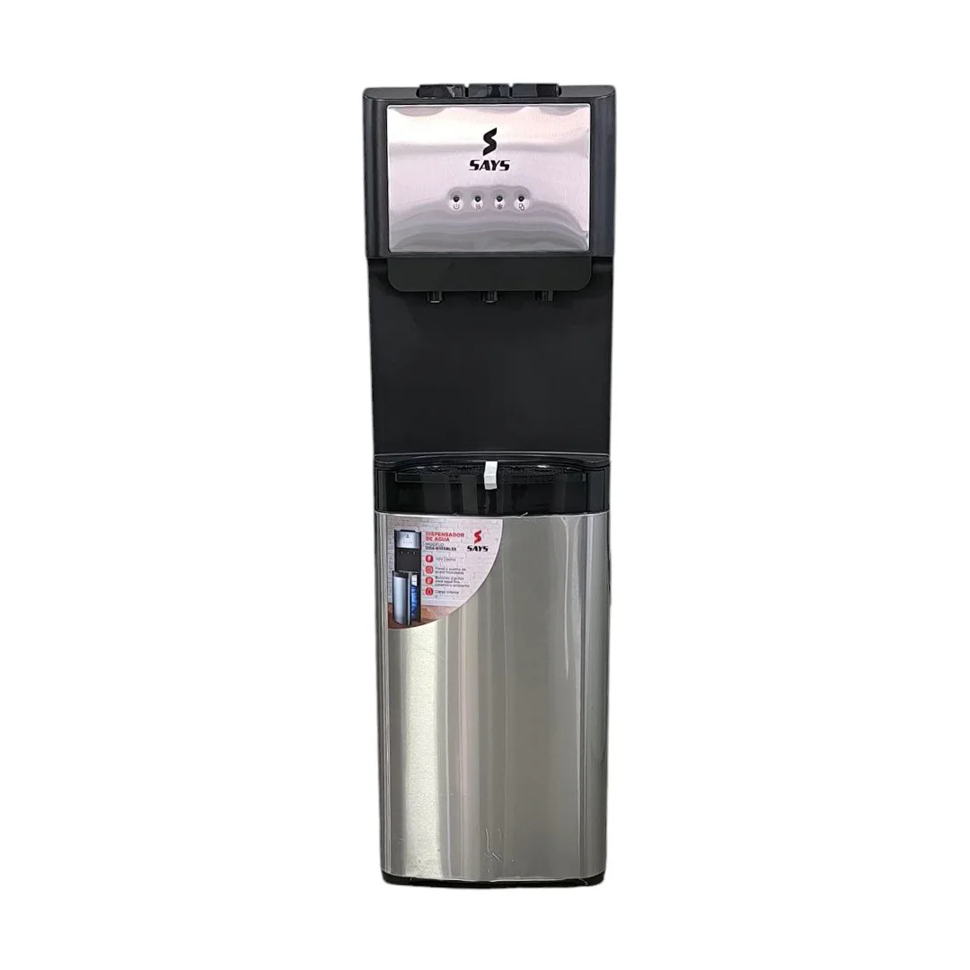 DISPENSADOR DE AGUA SAYS DDA-6105BLSS BOMBA DE AGUA ACERO NEGRO