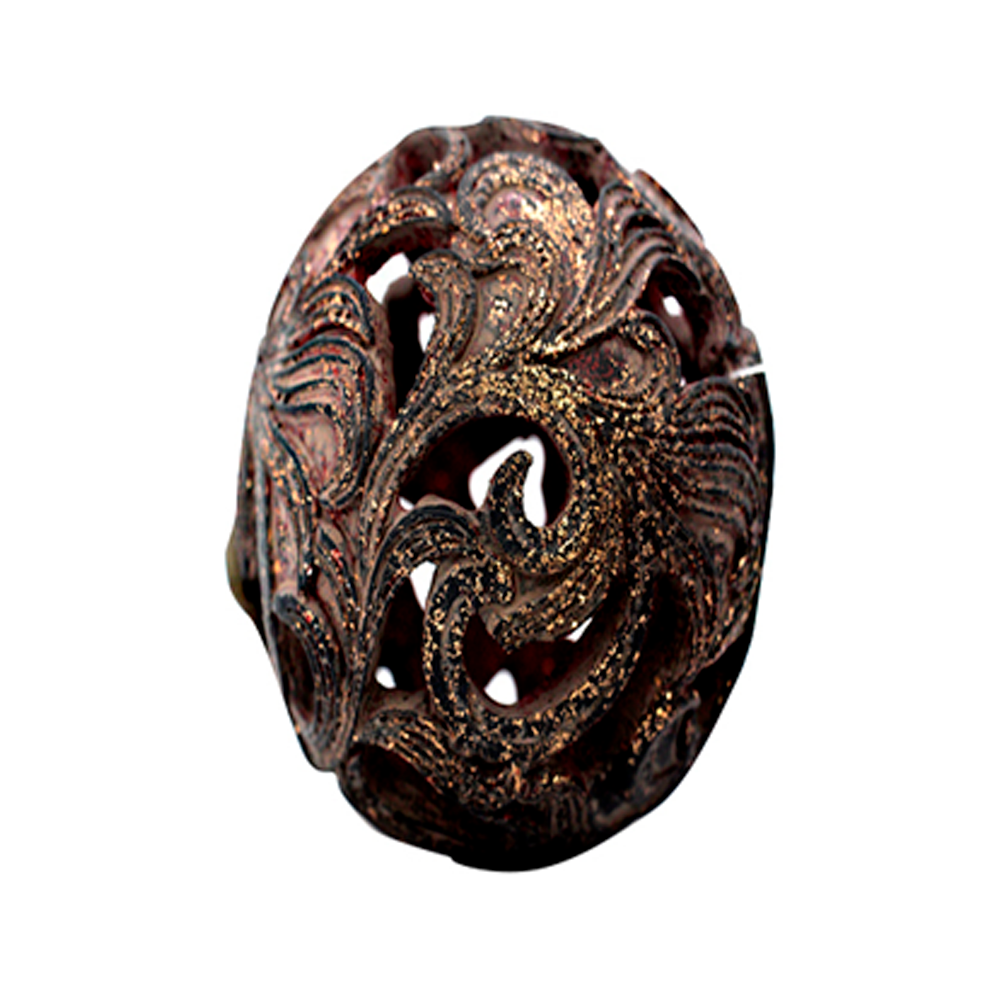 ADORNO BOLA 9X9X9CM (704-90130785) MARRON