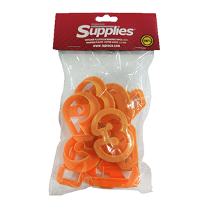 CORTA PLASTI DE NUMER TS-F691 10 PCS SUPPLIES 5.5cm