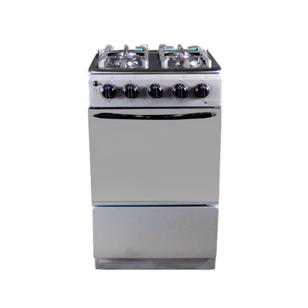 COCINA 20" GPLUS GP-COC20 GPCC1003523 4 HORNILLA SILVER