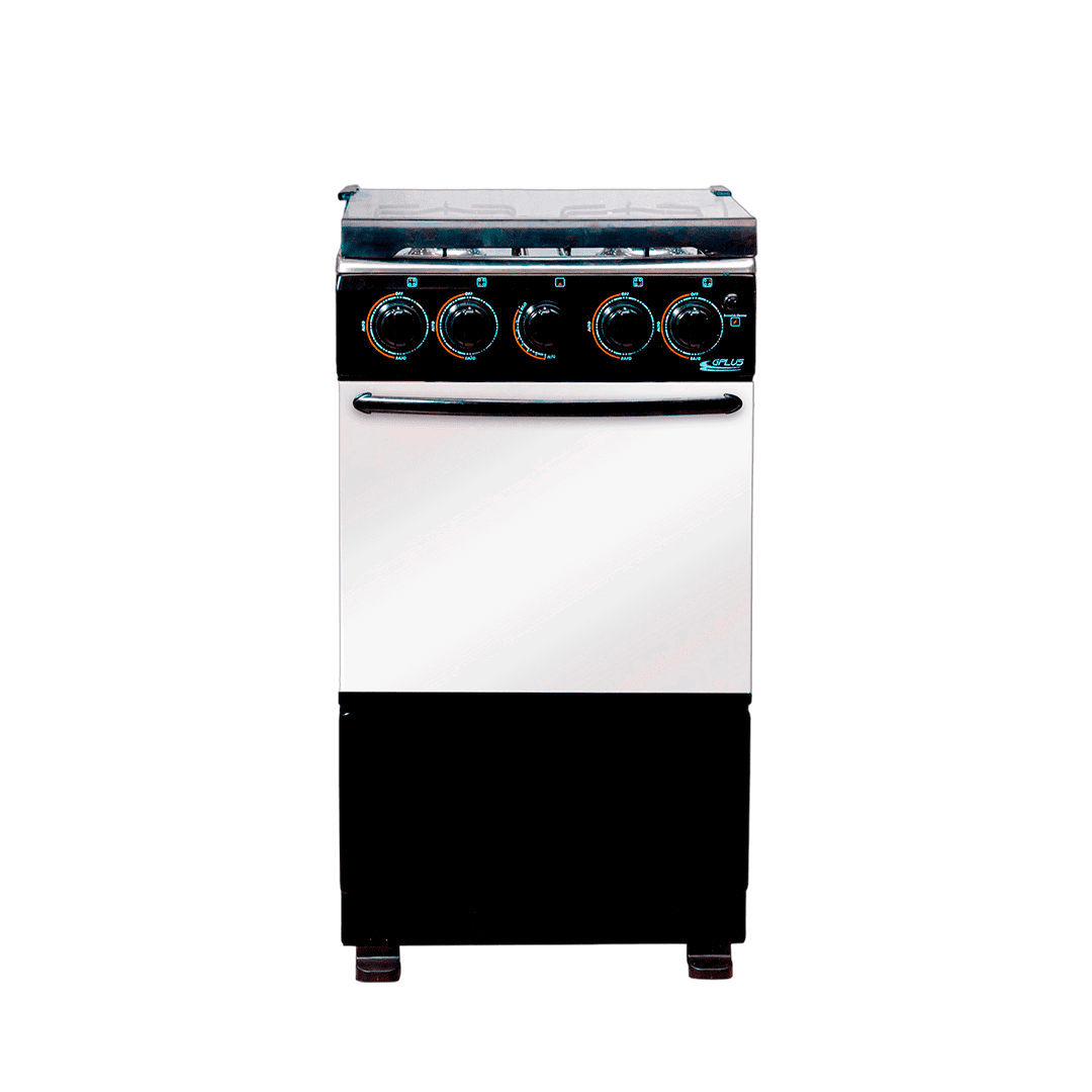 COCINA 20" GPLUS GP-COC20 GPCC1003524 4 HORNILLA NEGRO