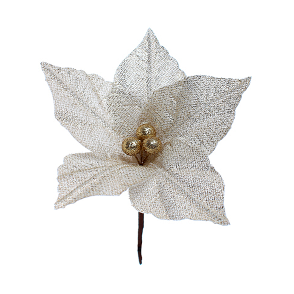 ADORNO PONSETIA 5P 20CM  (831-AMX044-1888B) DORADO