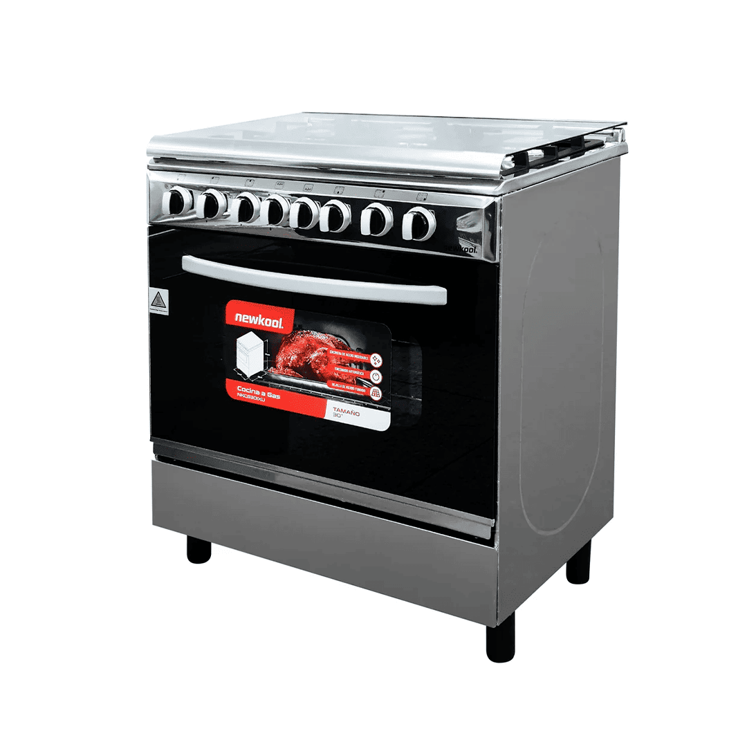 COCINA 30" NEWKOOL NKCG301XU A GAS 6 HORN ACERO