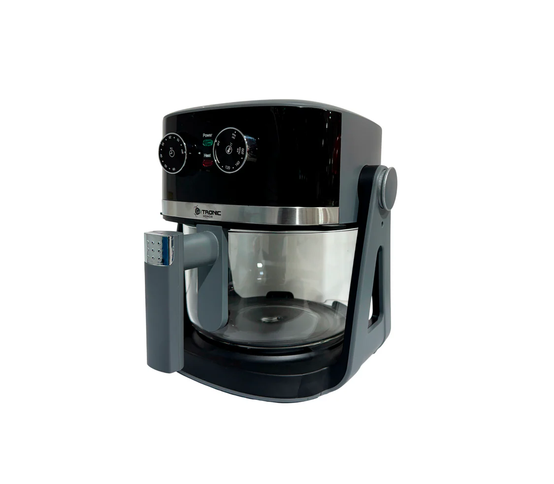 FREIDORA DE AIRE GTRONIC GT-V039M AIR FRYER HONOR GIRO GRILL 3 EN 1 MANUAL 5 LTS 1500W