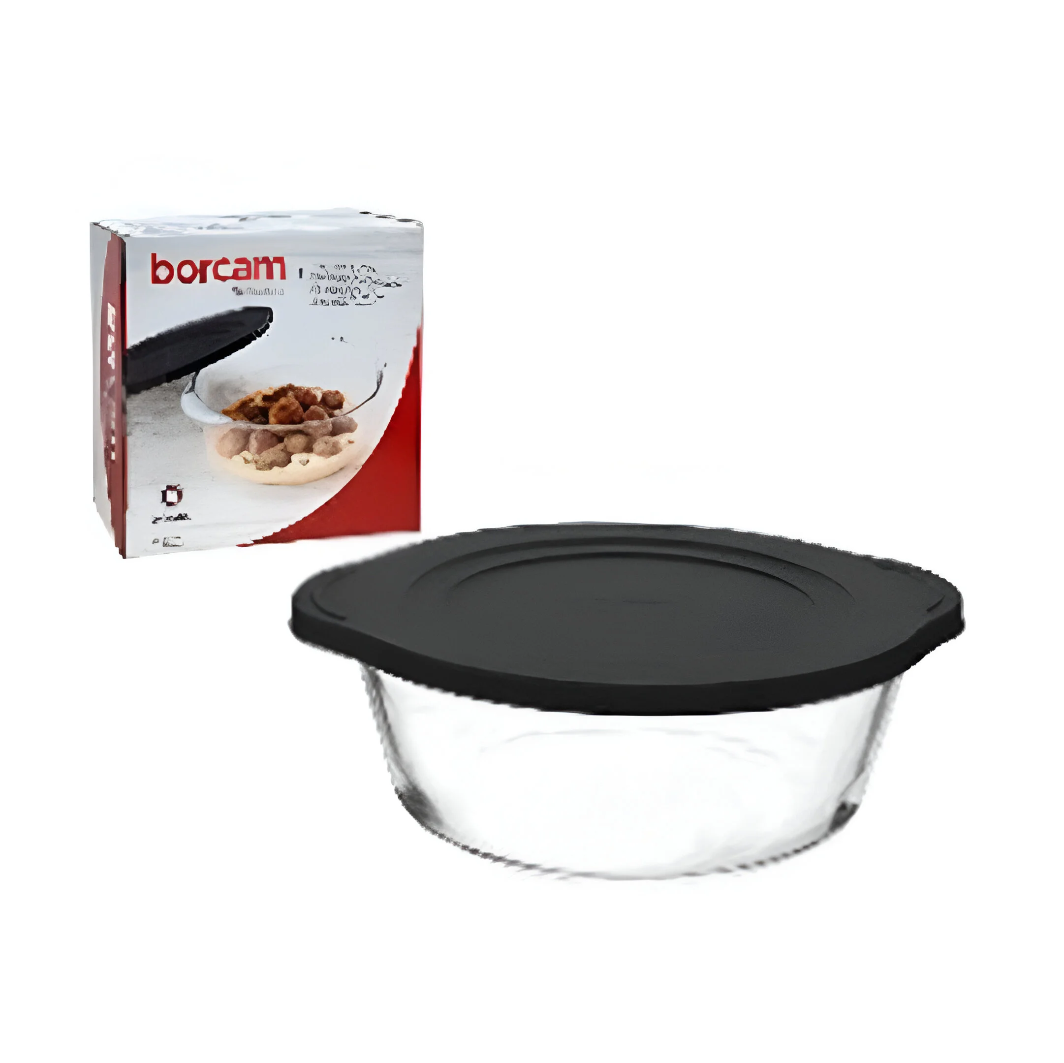 CACEROLA (BORCAM) 1450MM 748-59123N TRANSPARENTE/NEGRO