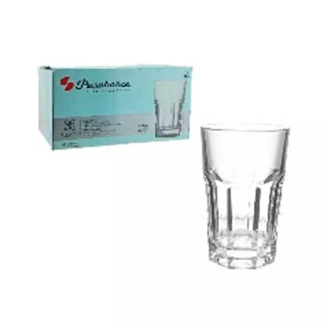 VASO (CASA BLANCA) 6 PCS 290CC 748-52703CL TRANSPARENTE
