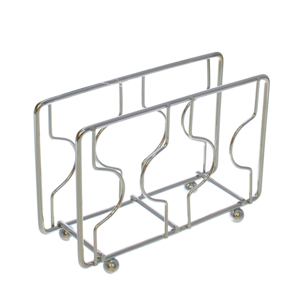 SERVILLETERA 13.5X4.5X9.5CM (N20-05418) PLATEADO