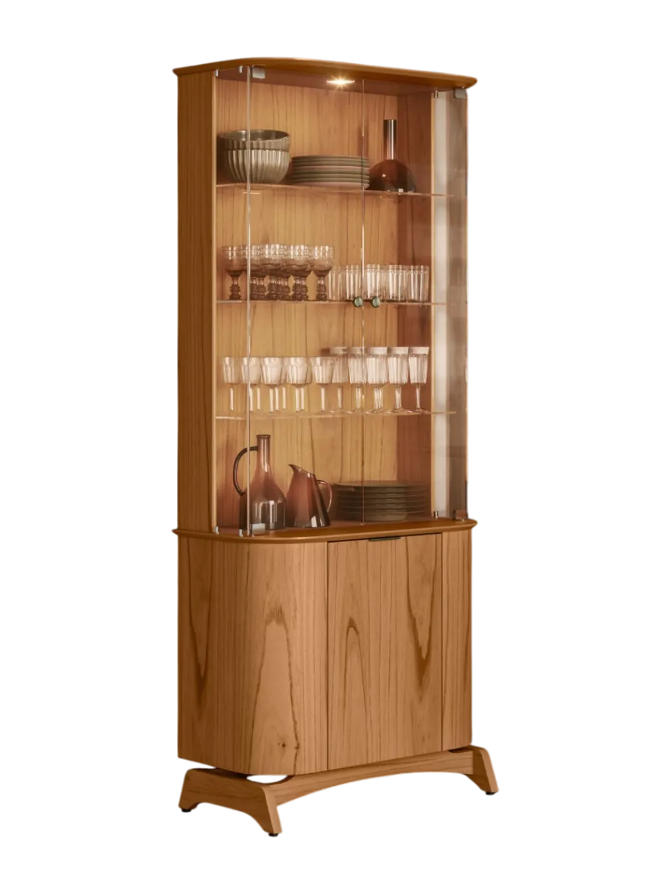 VITRINA SERENA (17005-47) CINAMOMO / CINAMOMO 3 CAJAS