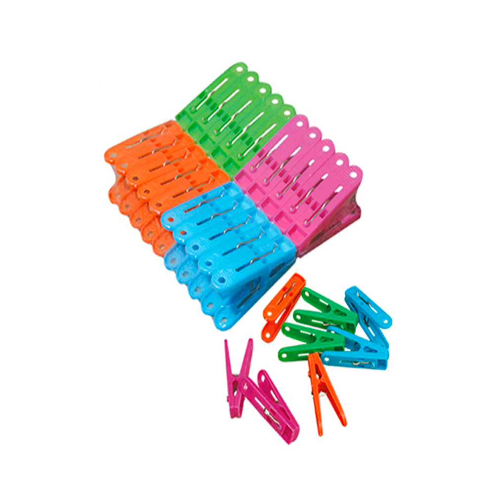 HORQUILLAS AZUR 20 PZAS 6CM (096040) TURQUESA/FUCSIA/VERDE/NARANJADO