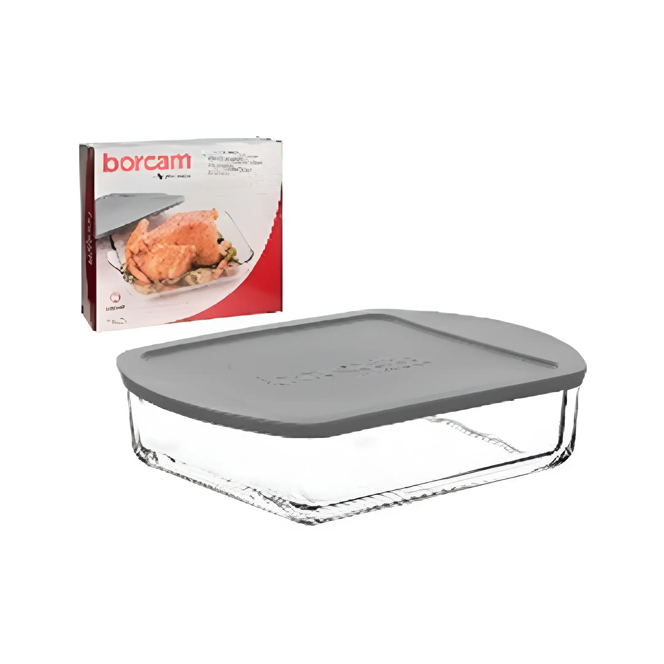 BANDEJA P/ HORNEAR (BORCAM) 3200CC 748-59024G TRANSPARENTE/GRIS