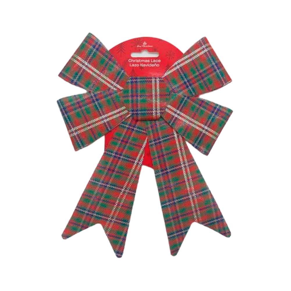 ADORNO 2 LAZOS 21X26CM  (831-XMNBBC01-601) MULTICOLOR