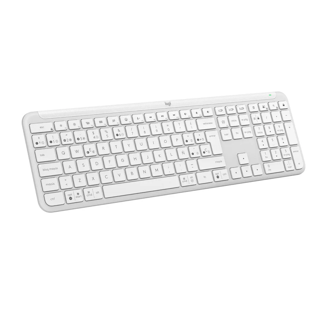 TECLADO LOGITECH K950 920-012593 SIGNATURE SLIM INALAMBRICO ESPAÑOL BLANCO 89240