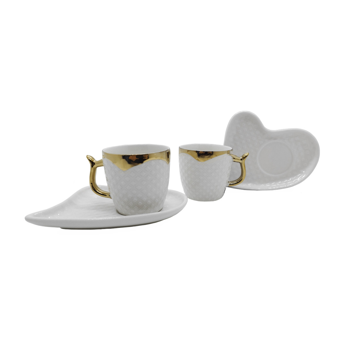 JUEGO DE TAZA DE CAFE 6 TAZAS ZY105 6 PLATOS 12 PCS