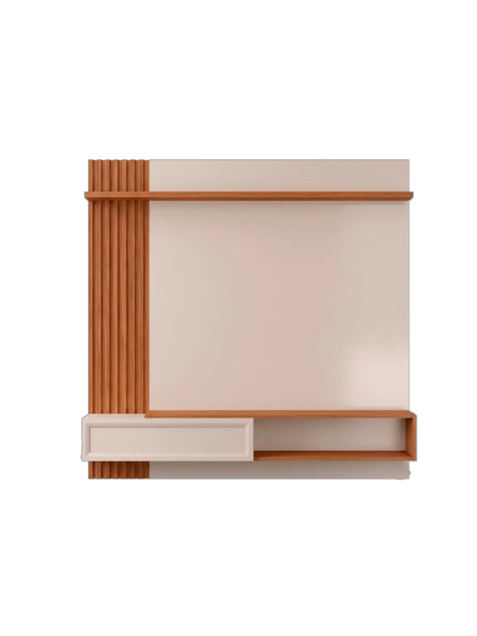 CENTRO DE ENTRETENIMIENTO ALVORADA TV 55" CANELA / OFF WHITE (810006063-208739)