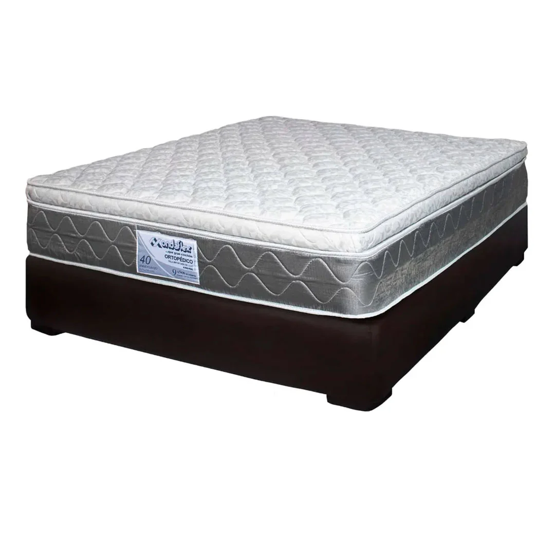 COLCHON ONDAFLEX 40 ANIV 140X190 UN PILLOW ORT 9 AÑOS