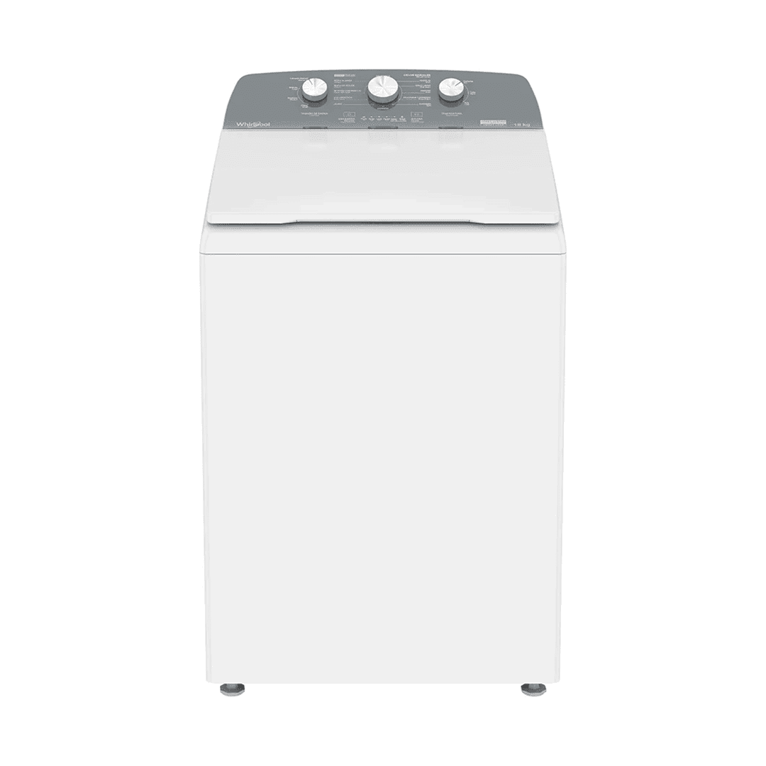 LAVADORA WHIRLPOOL 8MWTW1813MJM CARGA SUPERIOR XPERT 18KG CON AGITADOR BLANCO