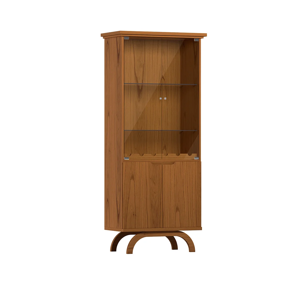 VITRINA VICENZA (17003-47) CINAMOMO / CINAMOMO 3 CAJAS