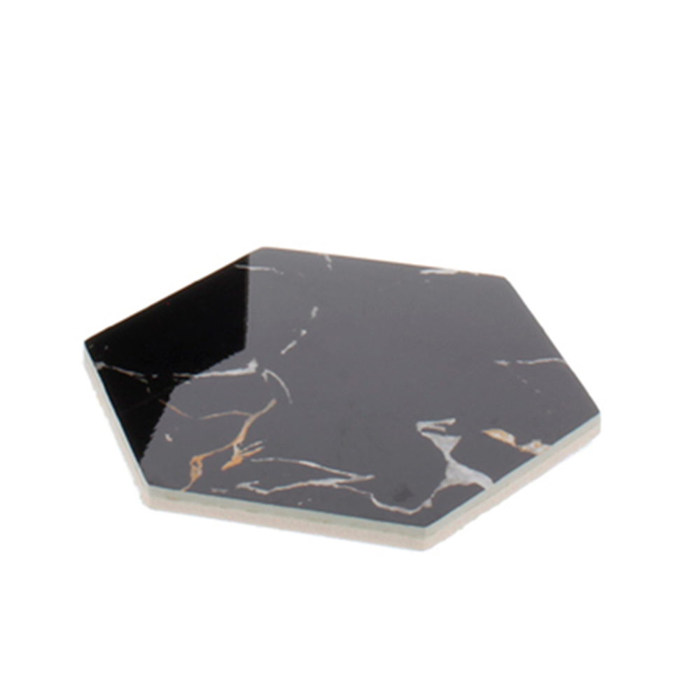 PORTA VASO 7 PZAS 9.5X9.5CM (37119) NEGRO