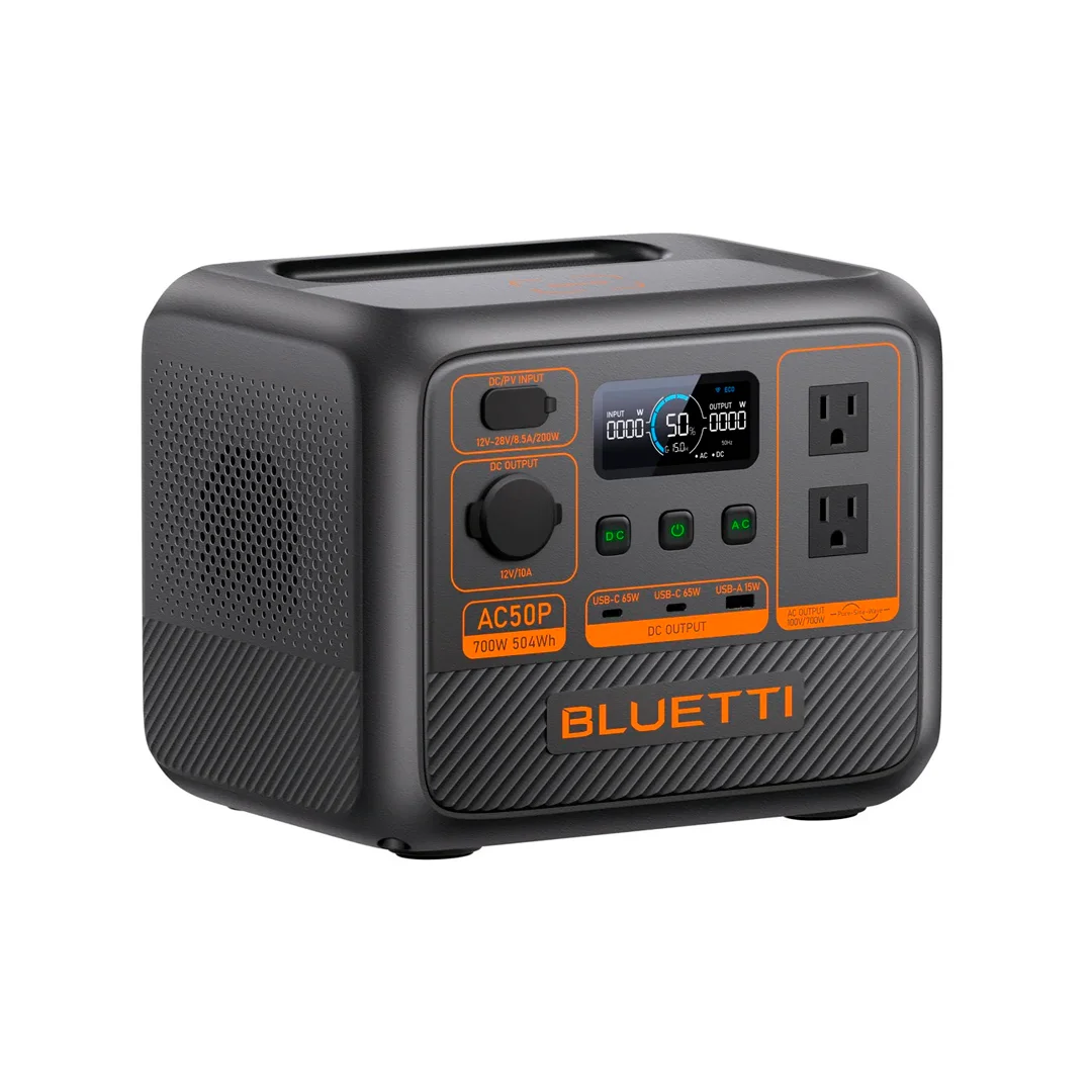 ESTACION DE ENERGIA PORTATIL BLUETTI AC50P 700W 504WH