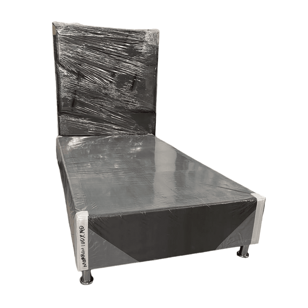 CAMA INDIVIDUAL BIPIEL MARRON 100X190