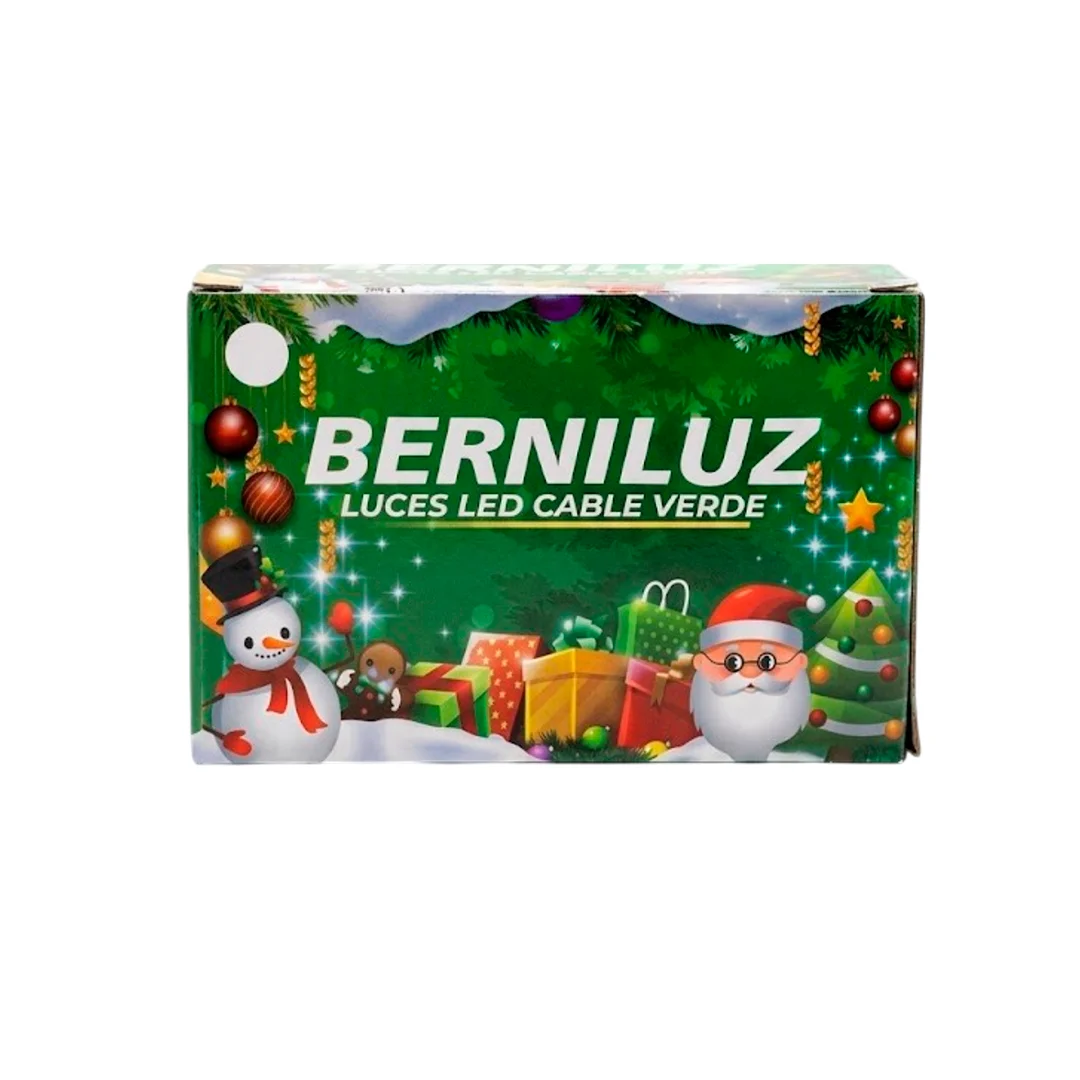 LUCES DE NAVIDAD LED CABLE VERDE A100-BL BERNILUZ