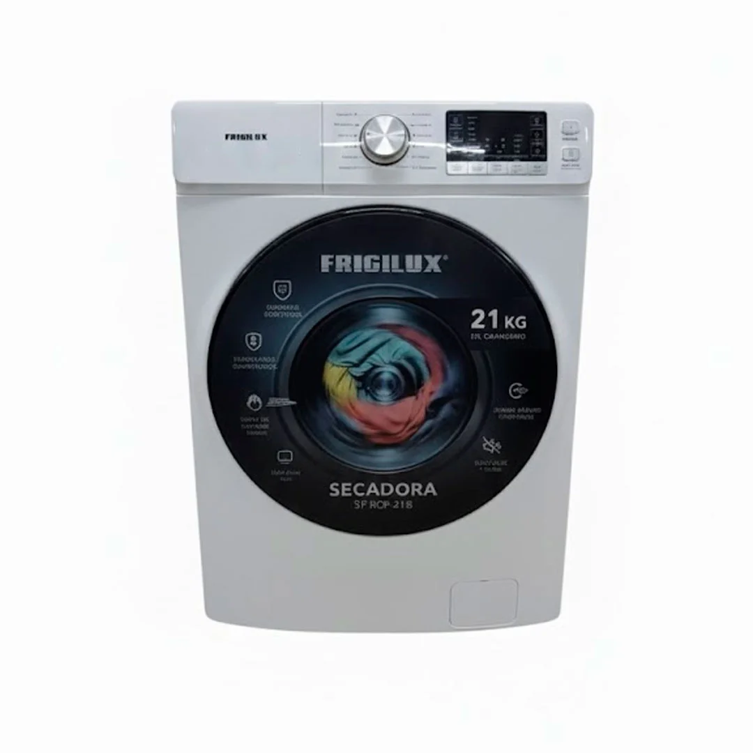 SECADORA FRIGILUX SFRCF-21B CARGA FRONTAL 21 Kg BLANCA 12 PROGRAMAS