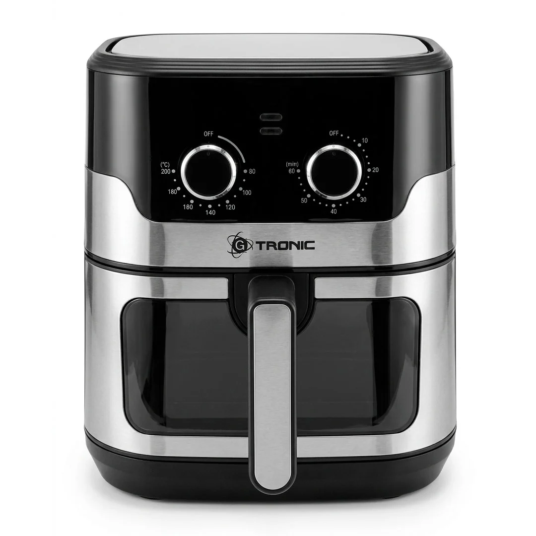 FREIDORA DE AIRE G TRONIC (GT-8003M 8Lt MANUAL 1700W INOX