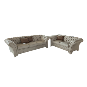 MUEBLE CAPITONEADO CHESTER 3Y2 PTS BEIGE