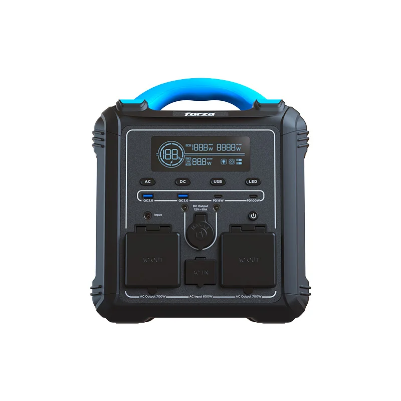 ESTACION DE ENERGIA PORTATIL FPP-T700W FORZA TITAN SALIDAS AC-DC-USB