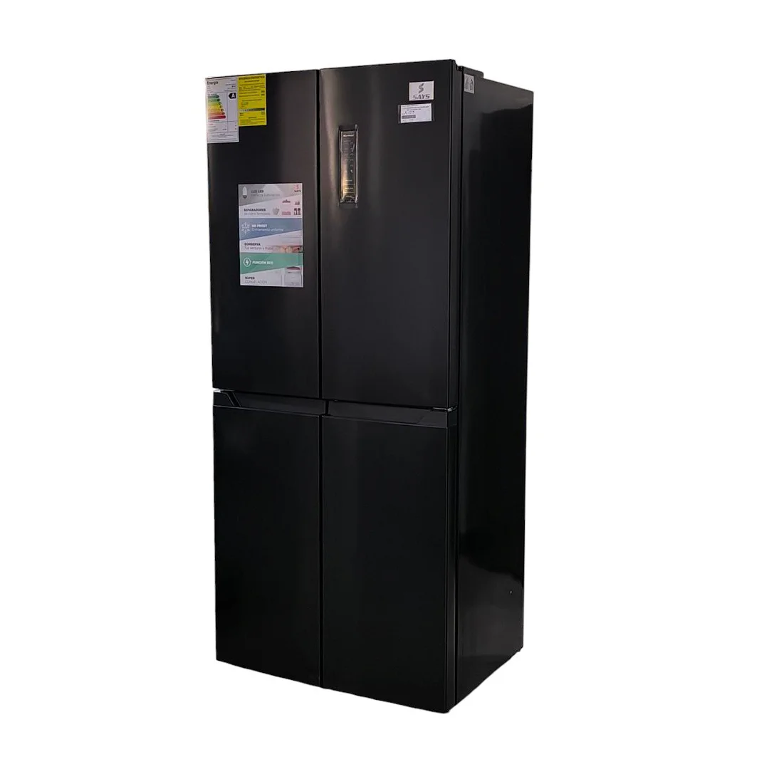 REFRIGERADOR MULTIDOOR SAYS NVF-15433AIFBK 433L ACERO/NEGRO