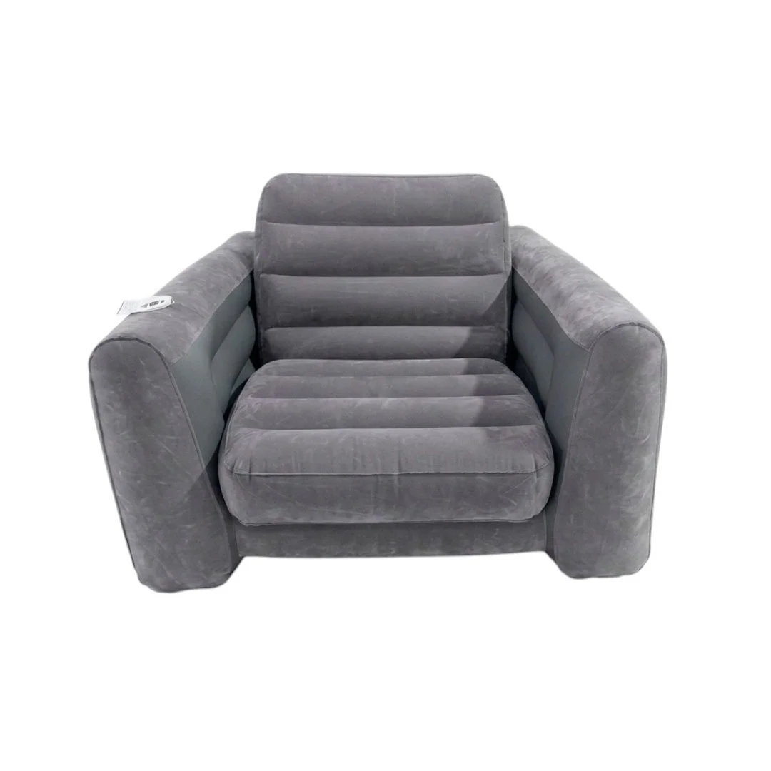 SILLON INFLABLE 80X88X26" 800-66552 GRIS