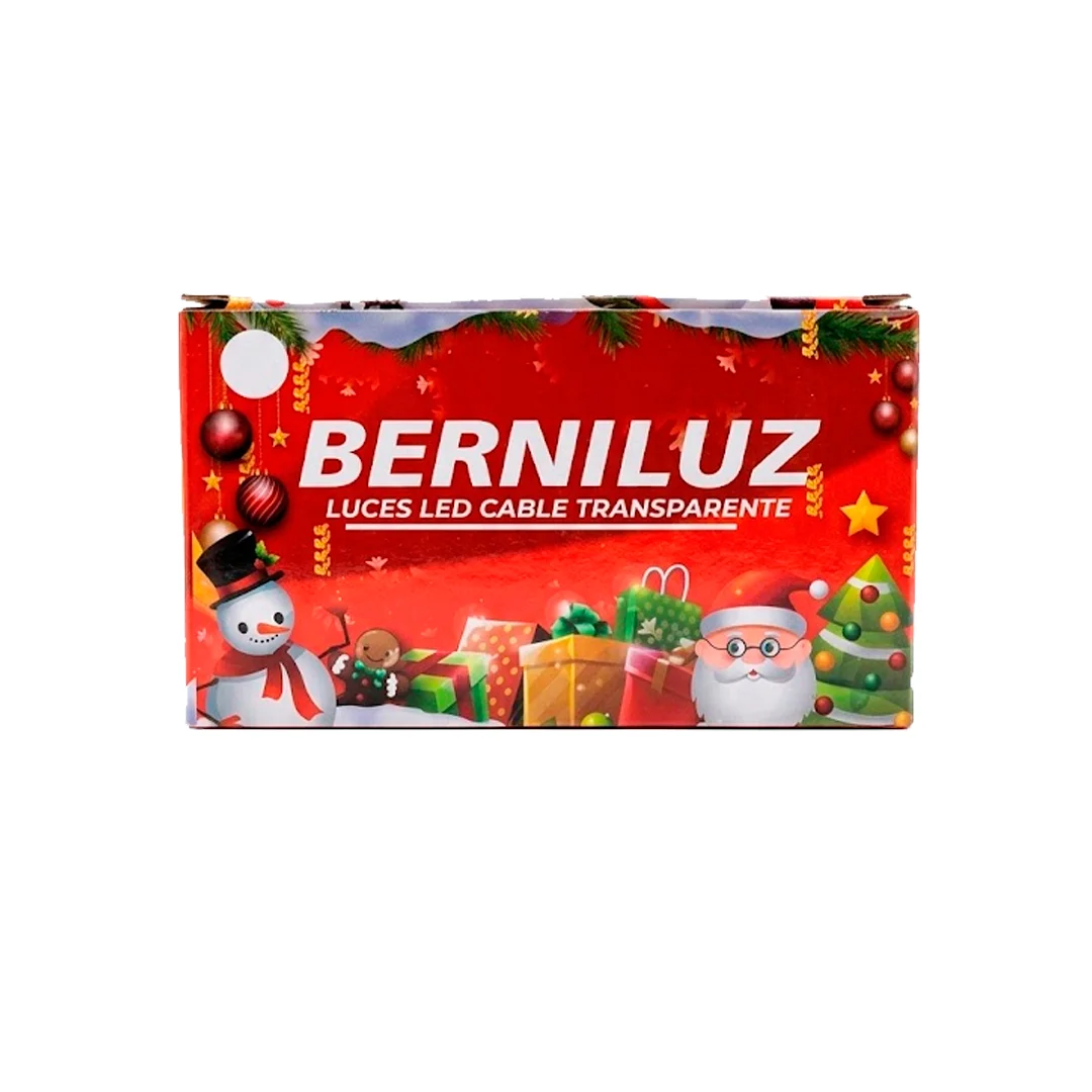 LUCES DE NAVIDAD LED CABLE TRANSPARENTE B100-BL  BERNILUZ