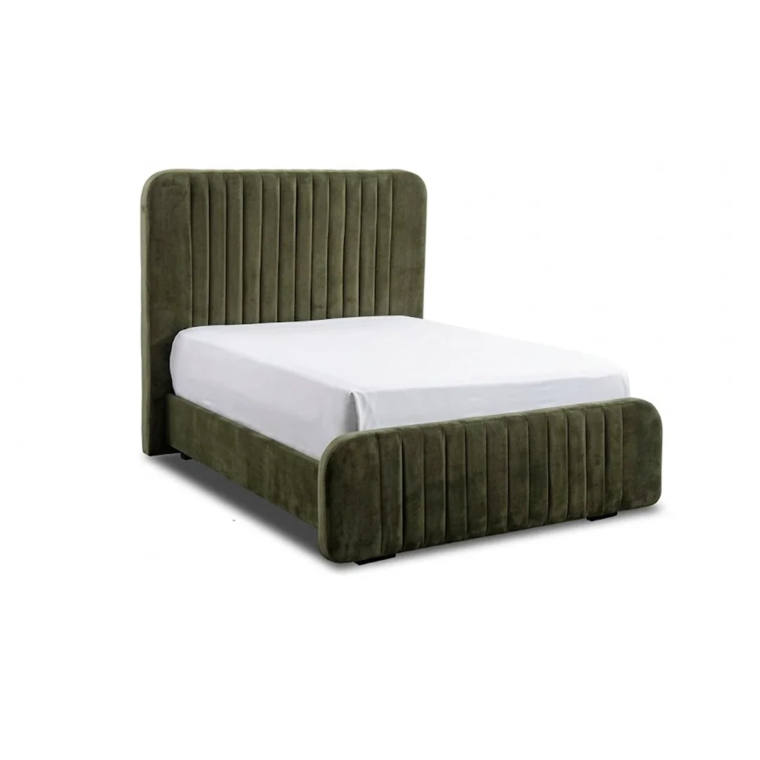 CAMA MATRIMONIAL COLOR VERDE OLIVA