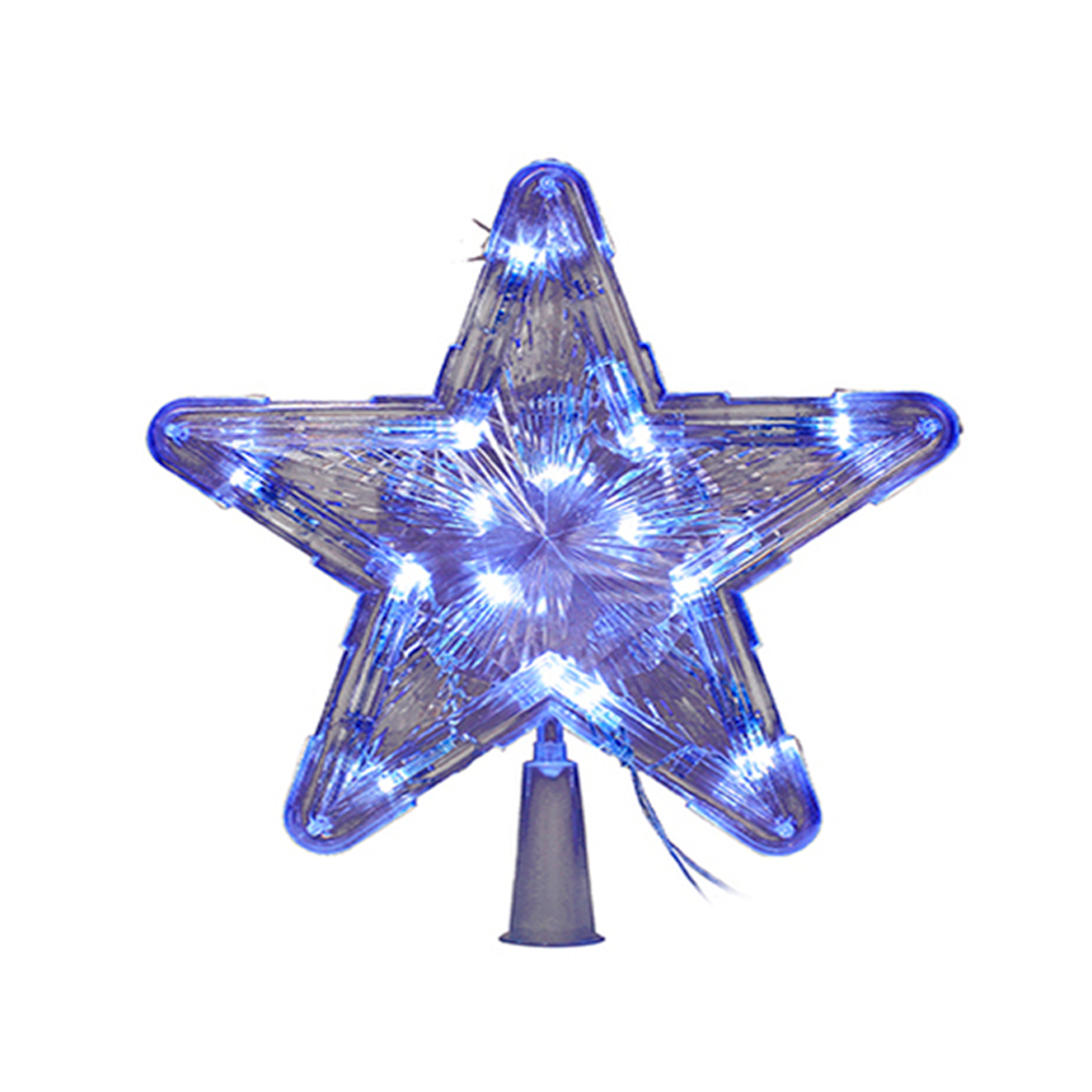 ADORNO ESTRELLA LED 15L 23CM (831-XMTX265-2021016A) TRANSPARENTE