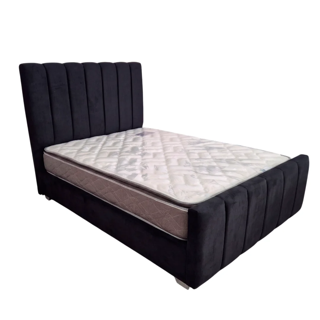 CAMA NUBE MATRIMONIAL CON LED COLOR NEGRO