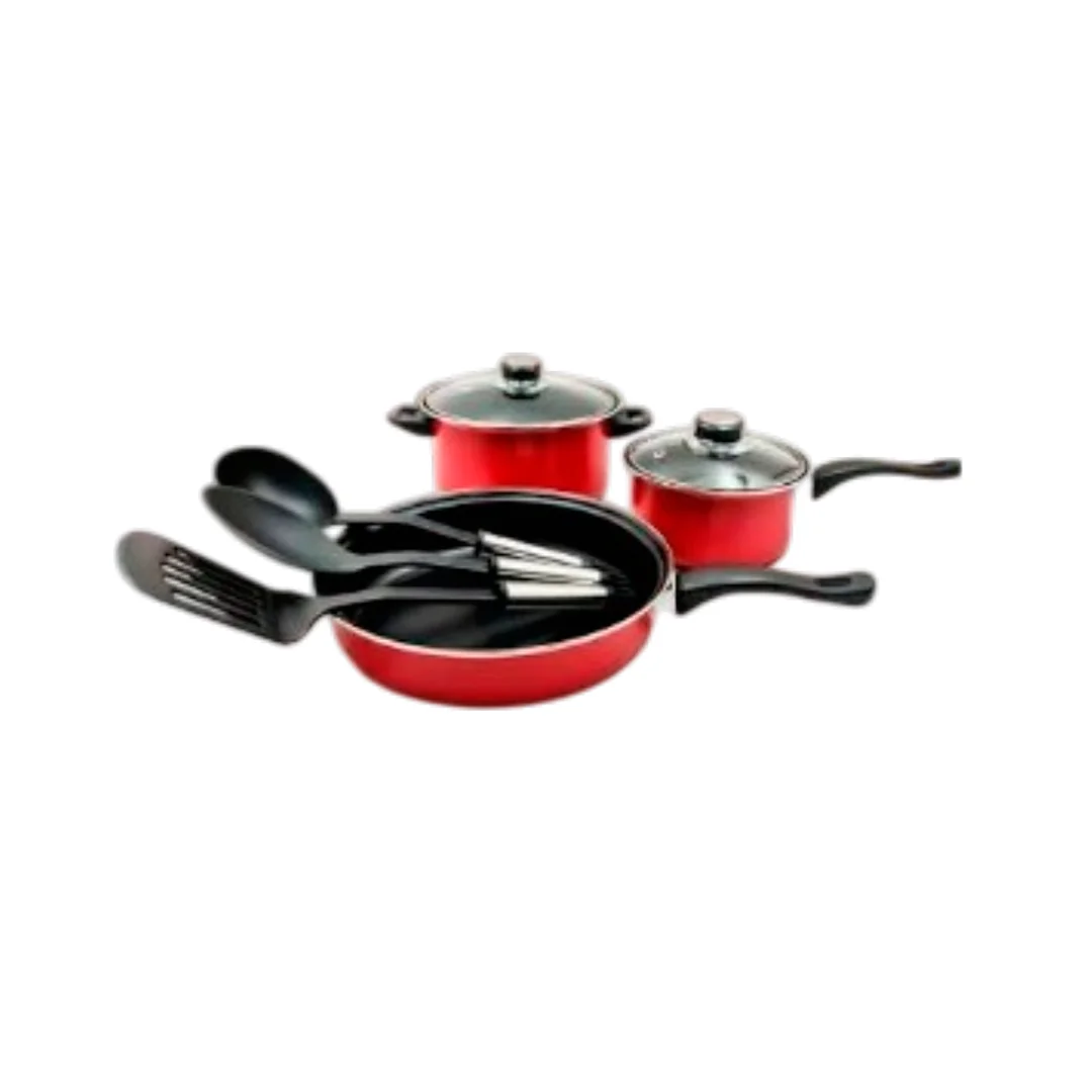 JUEGO DE OLLAS 8 PZ CON UTENCILIOS 26-165 SUJOYA