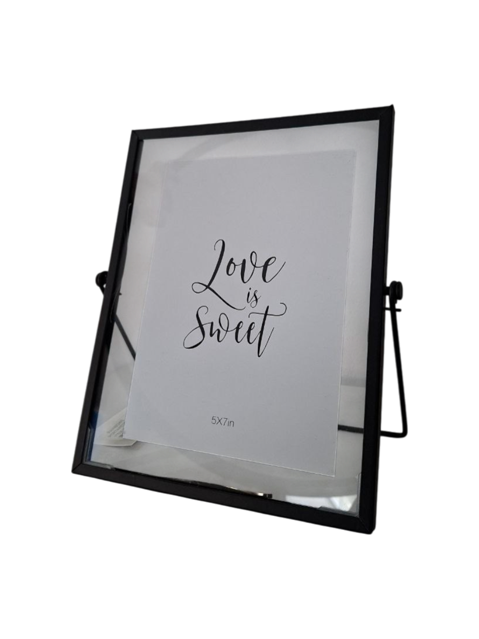 PORTARETRATO 5X7" (38346) TRANSPARENTE/NEGRO