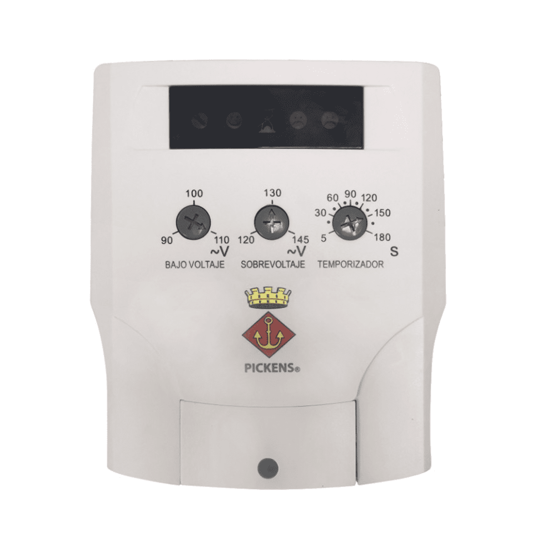 PROTECTOR CON VOLTAJE AJUSTABLE PICKENS 120 VOLTIOS 20 AMP V084