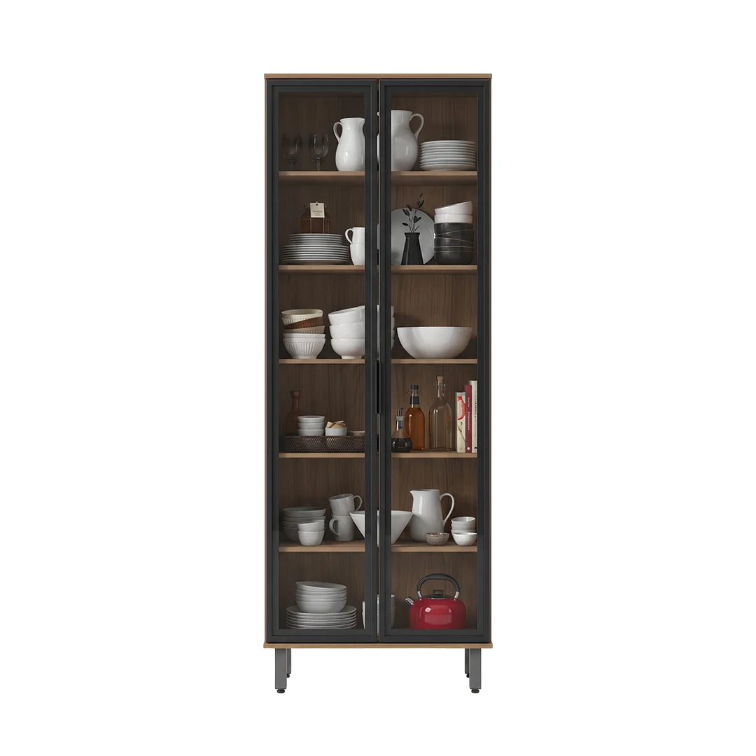 COZINHA MODULADA CRISTALERA TOSCANA 2 CAJAS PTO02(209251)