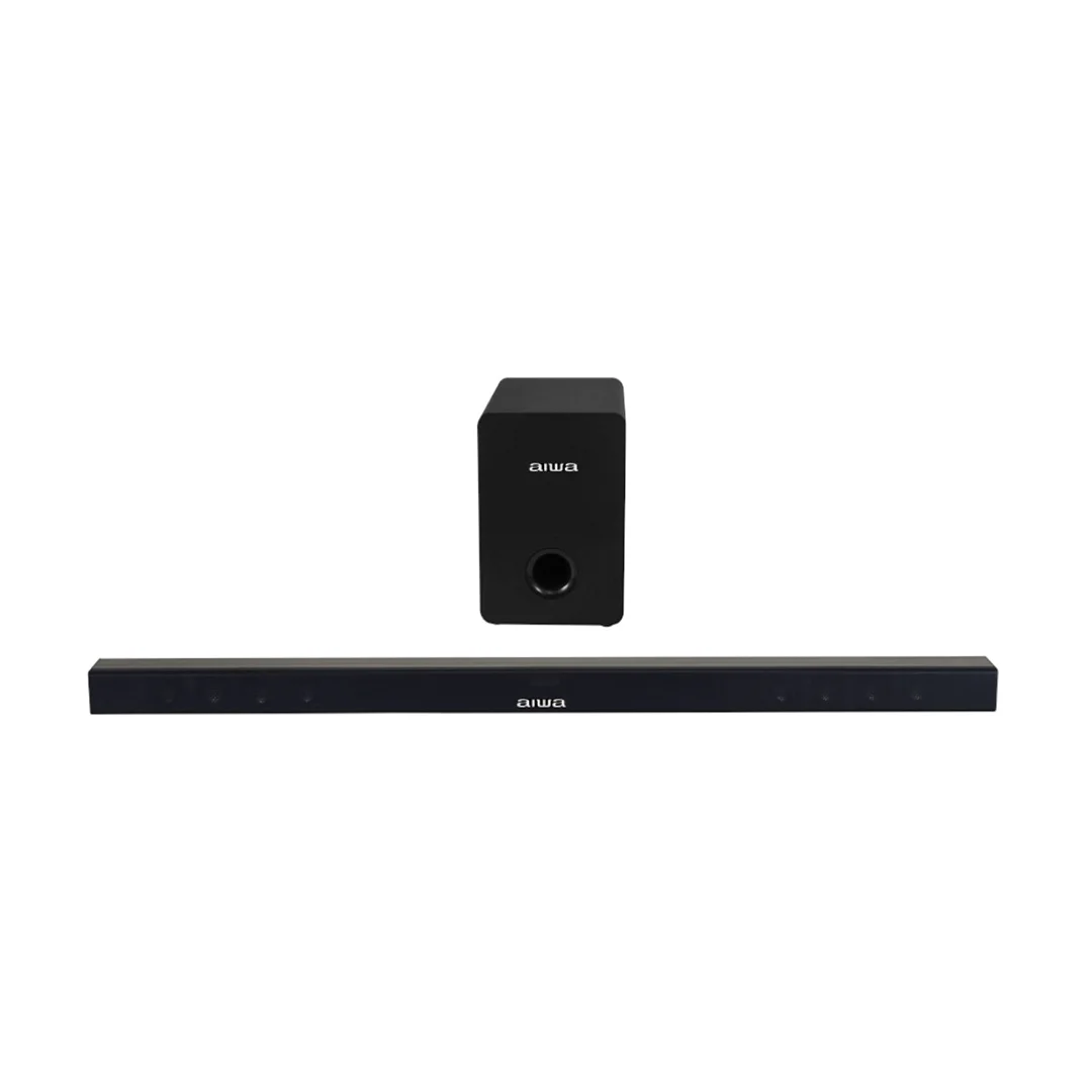 BARRA DE SONIDO AIWA AWSBH1W-W  100W + SUBWOOFER + WIRELESS 300W