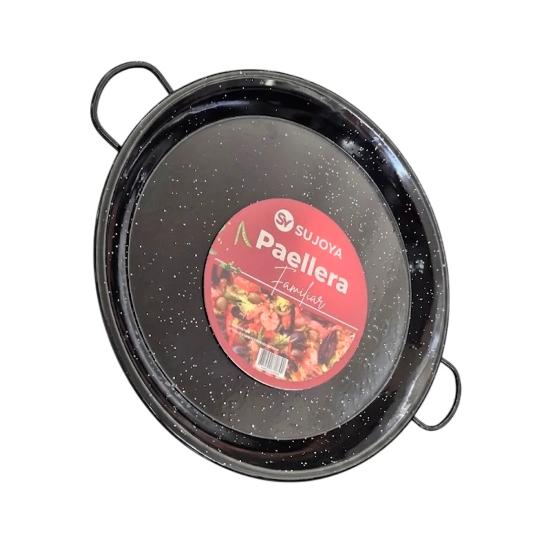 PAELLERA DE ACERO CARBONO CON MINI BUDARE 26-177 SUJOYA