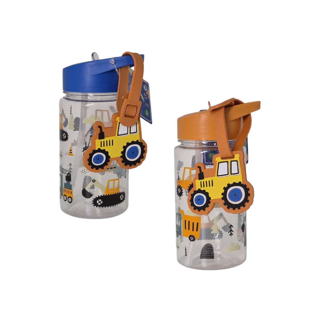 BOTELLA 450ML 723-2402618 AZUL/TRANSPARENTE,MOSTAZA/TRANSP