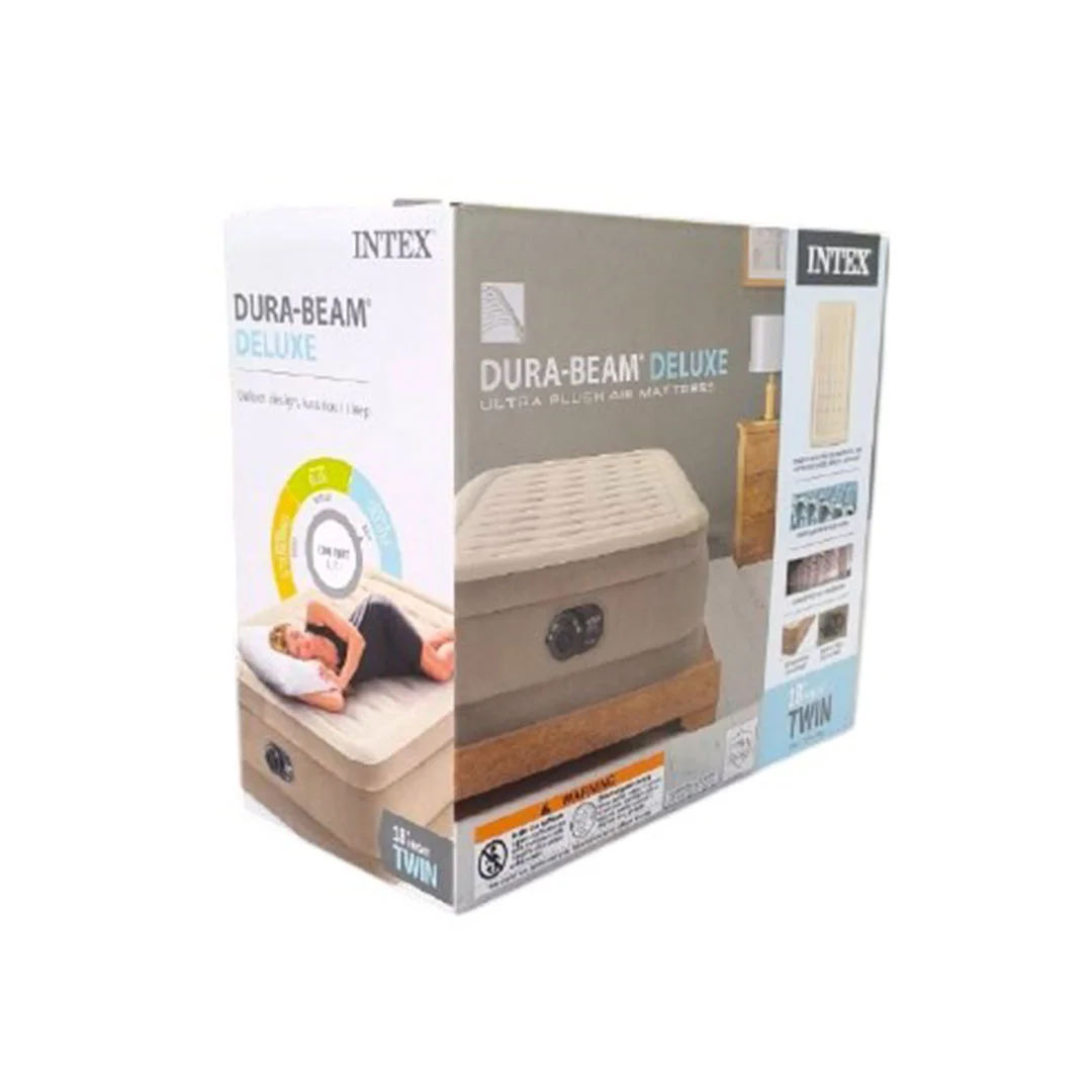 COLCHON CAMA INFLABLE TWIN 39"X75"X18" 800-64425 CREMA