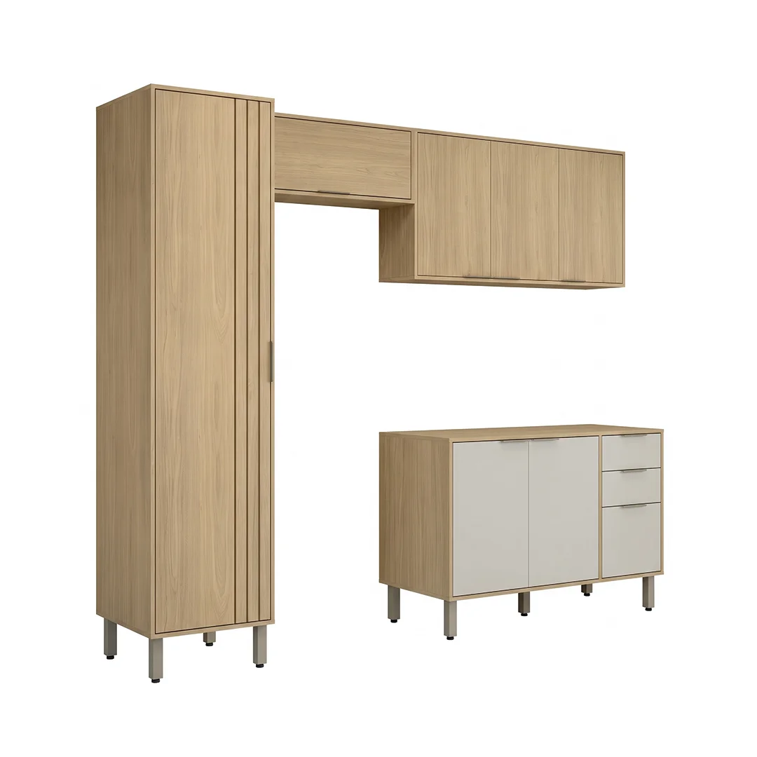 COZINHA MODULADA GLORIA CONJUNTO LAVANDERO 5 CAJAS 274734/263369/269022/263562/264644