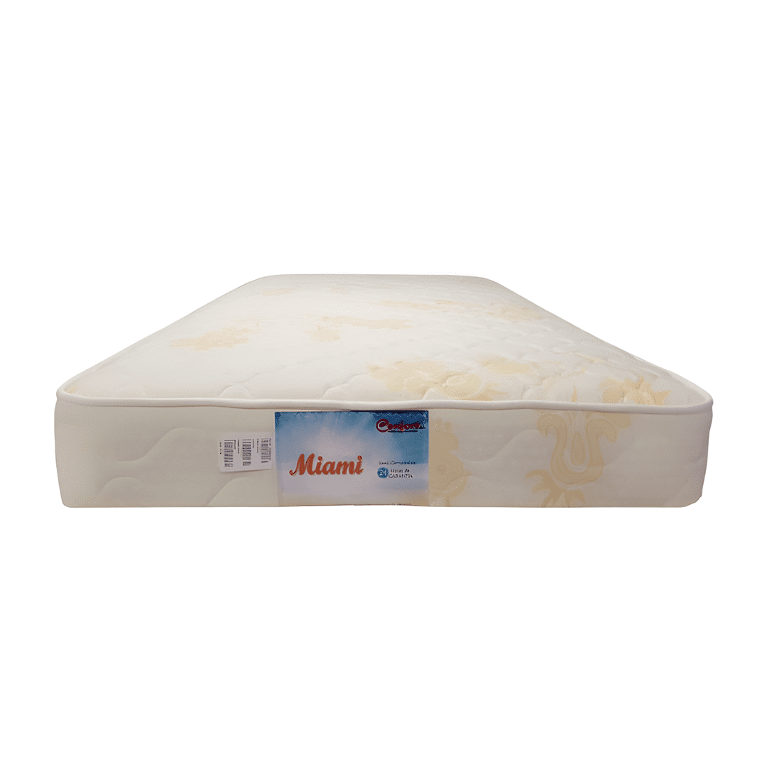 COLCHON CONFORT MIAMI 140X190 S/ORT SIN PILLOW 24 MESES