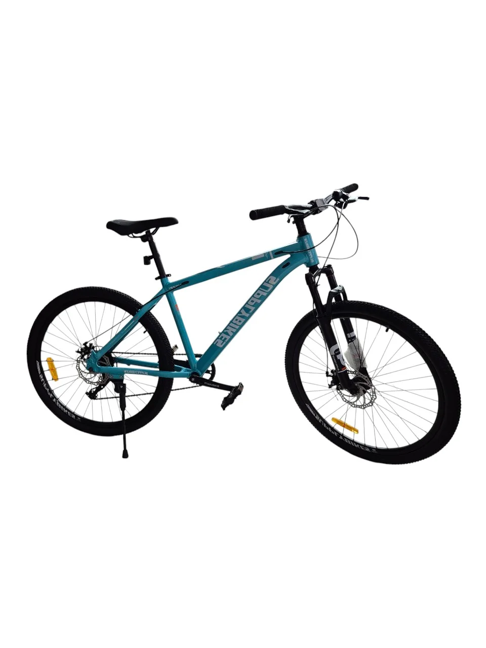 BICICLETA RIN 26 MTB SUPPLY BS012 AZUL CUADRO ALUMINIO FRENO DE DISCO
