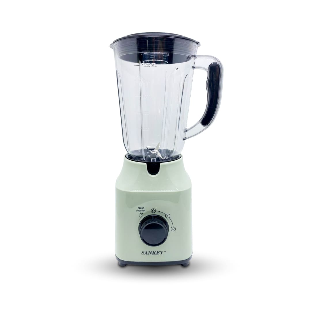LICUADORA SANKEY BL-701P 2V+PULSO 500W J/P 1.5LT C/PERILLA AZUL CELESTE